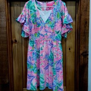 NEW Lilly Pulitzer Blaire Stretch Dress Size 8 In It Was All A Dream.